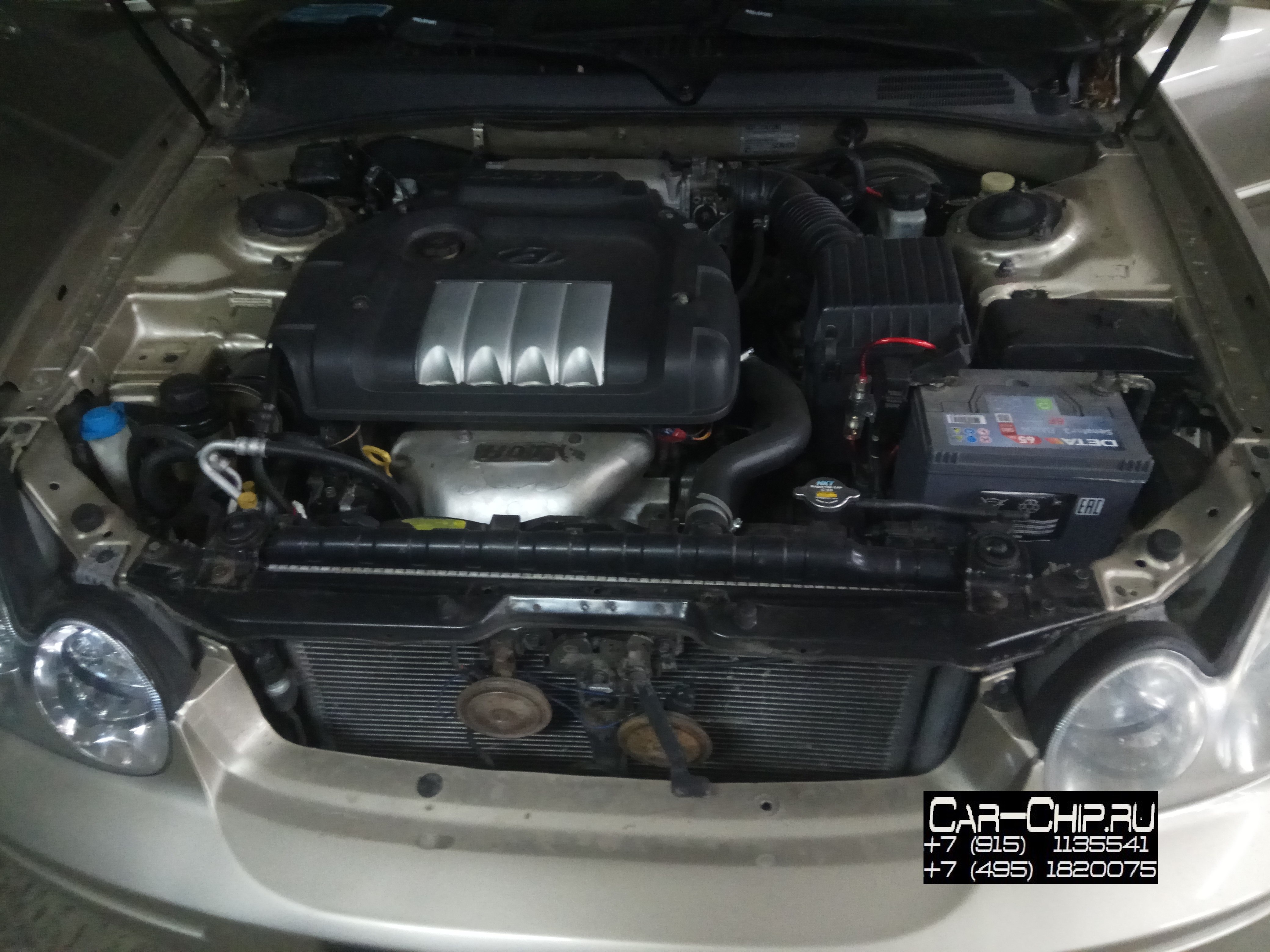Hyundai Sonata EF с двигателем Sirius 2.0 131л.с. оптимизация штатного ПО перевод на Евро2