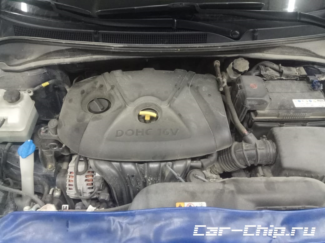 Специалистами компании Car-Chip установлена оптимизированная программа двигателя, удаление катализаторов, Hyundai i40 2015г.в.