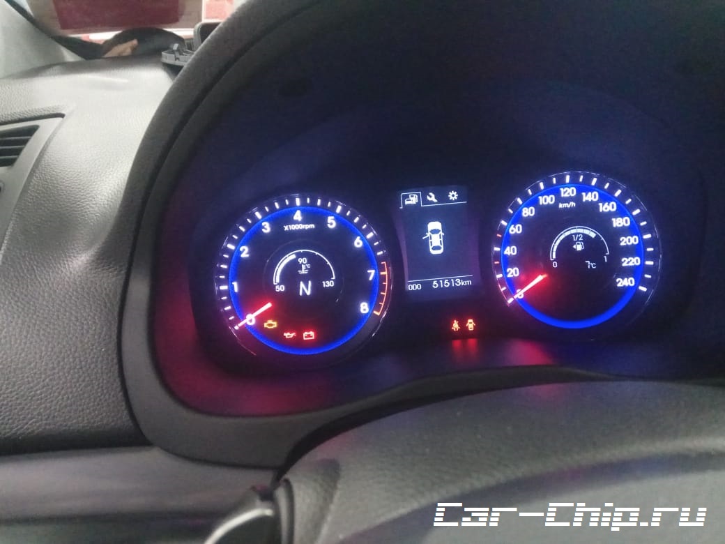 Специалистами компании Car-Chip установлена оптимизированная программа двигателя, удаление катализаторов, Hyundai i40 2015г.в.
