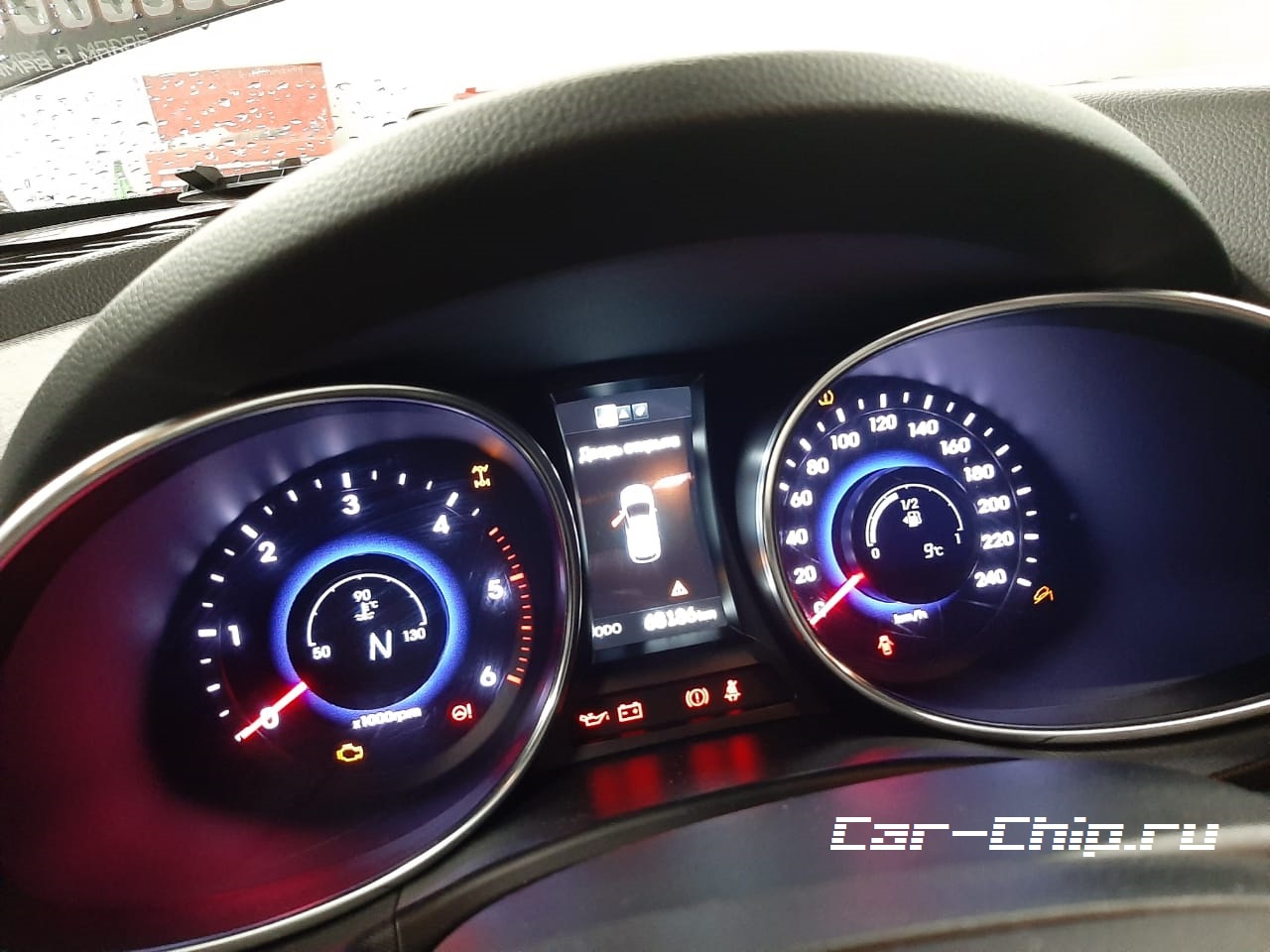 Специалистами компании Car-Chip выполнено Чип-тюнинг, отключение клапана EGR c установкой заглушки Hyundai Santa Fe 2014г.в., использовалась программа от НПО АДАКТ.